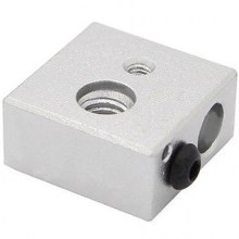 Aluminum Heater Hotend Block for MK7 MK8 Extruder