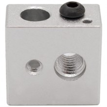 Aluminum Heater Hotend Block for MK7 MK8 Extruder